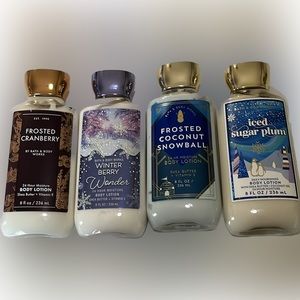 BATH & BODY WORKS BODY LOTION- 4 NEW!!